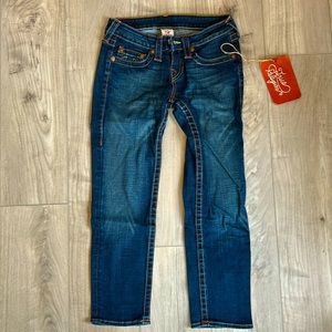 True Religion KATE Skinny cropped jeans Size 26